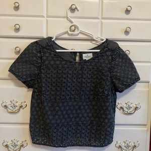 Charcoal American Eagle Blouse